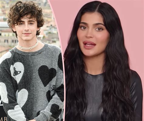 Kylie Jenner and Timothée Chalamet Photographed for First .